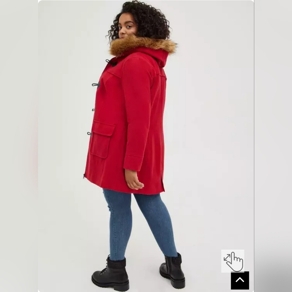 Torrid Ponte Toggle Coat - Picture 3 of 12